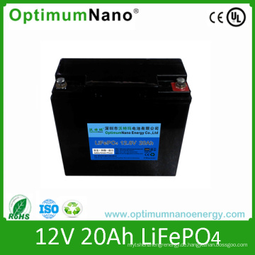 12V 20ah Golf Trolly LiFePO4 Batterie